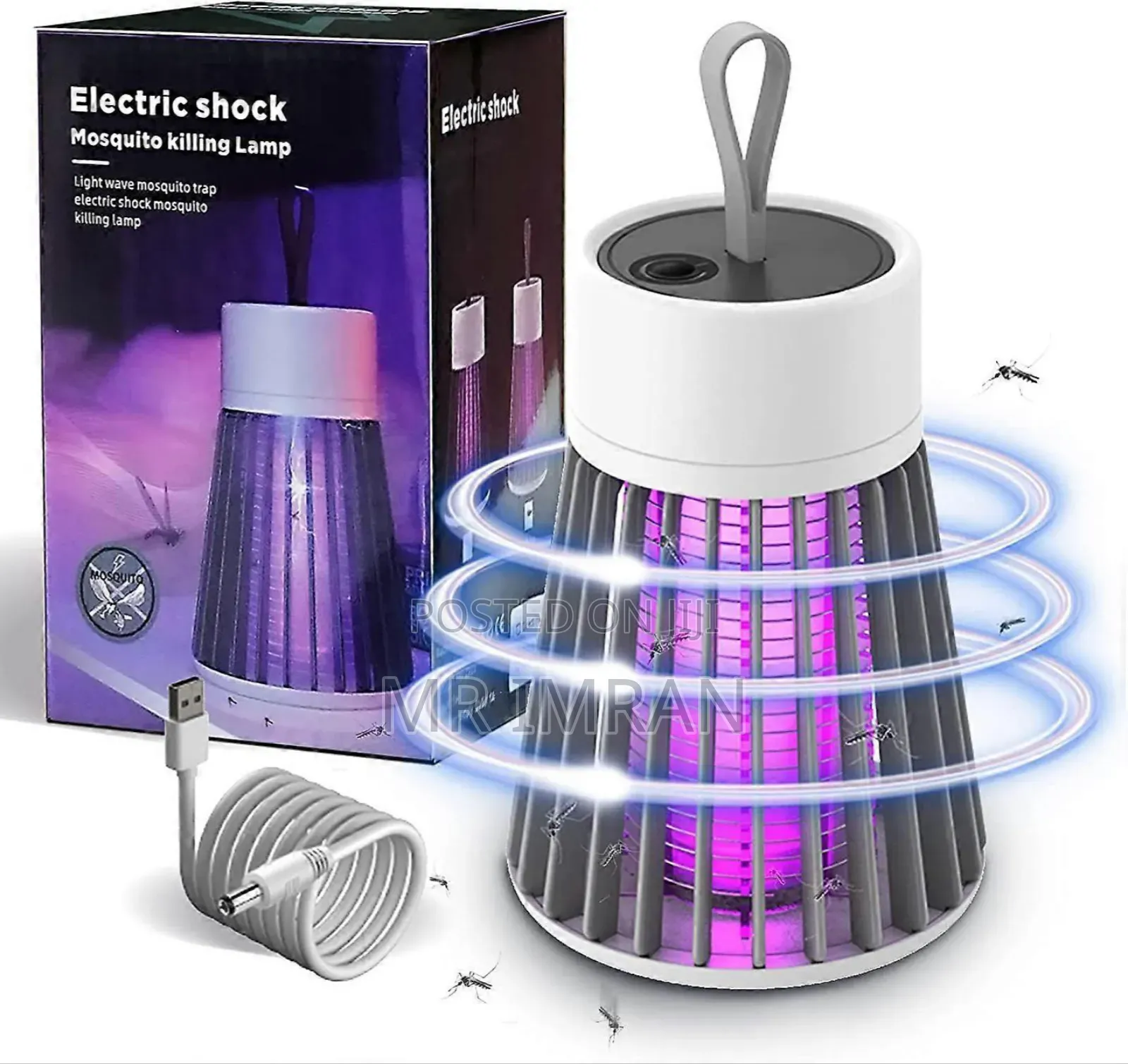 Portable Usb Electric Shock Mosquito Killer Lamp
