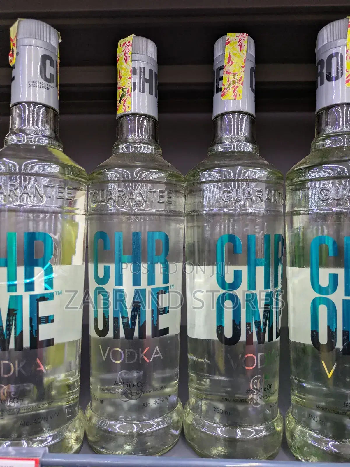 Chrome Vodka 75mls