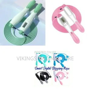 Electronic Counting Skipping Anti Slip Handle Adjustable Weighted Jump
