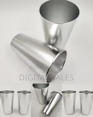 12 Pack 400mls Stainless Steel Pint Cups Water Glass