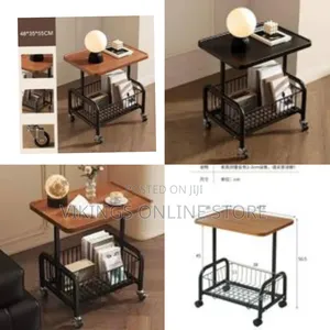 Armrest Side Stand Movable Home Small Coffee Table Built-in Nightstand