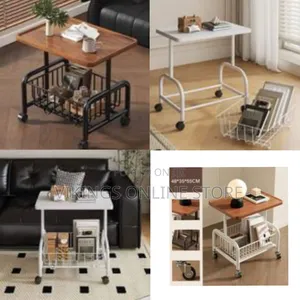 Armrest Side Stand Movable Home Small Coffee Table Built-in Nightstand