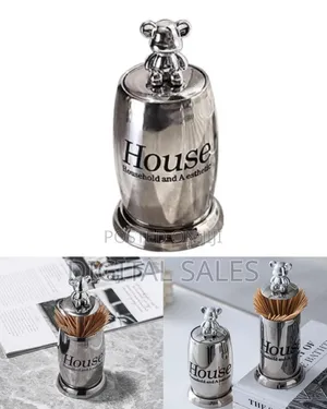 Stainless Steel Toothpick Holder Dispenser