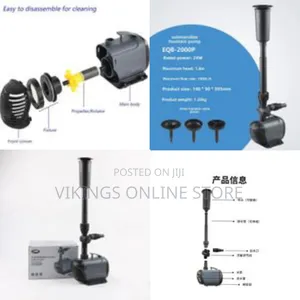 Submersible Pump Pond Fountain Multiple Water Fountain Spray Nozzles