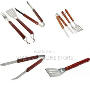 3-Piece Chefs Basics Grill Cutlery - Tongs, Grill Spatula