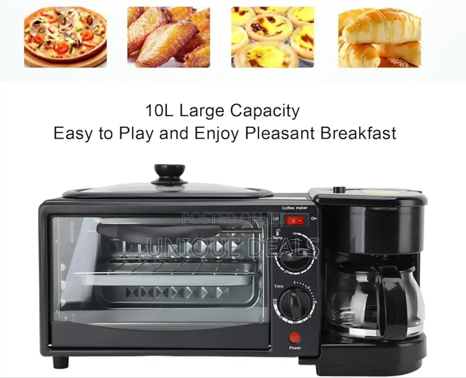 Hoffman 3in1 Electric Breakfast Maker