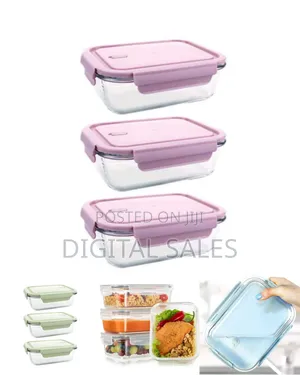 Leak-Proof Oven Safe Glass Food Containers