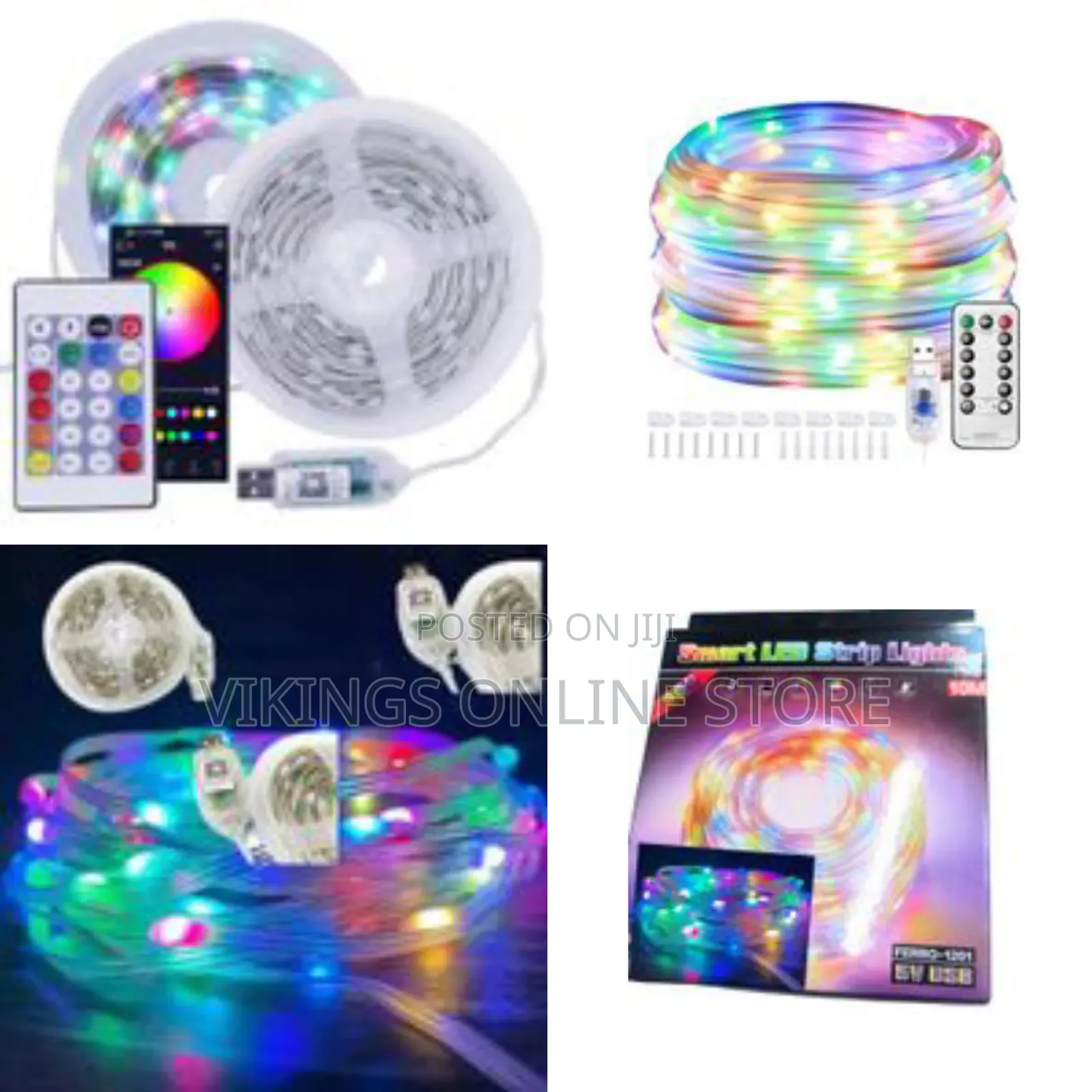Multi Coloured Outdoor Rope Lights, 10m 100 Led Rgb Sensory Lights