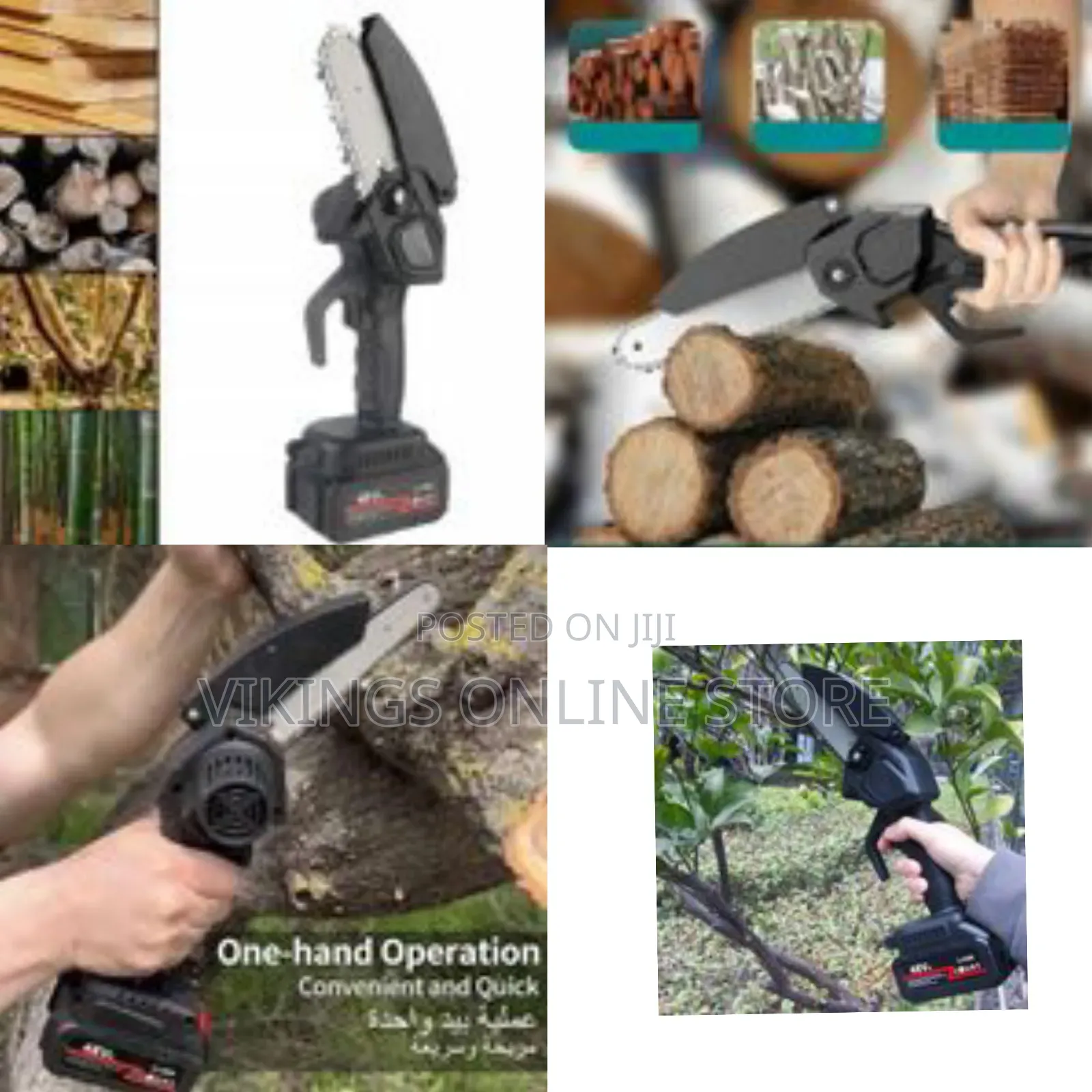 Power Tools Mini 48v Battery-powered Cordless Chain Saw, Portable