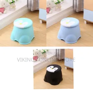 Portable Children's Fishing Penguin Stool Living Room Furniture