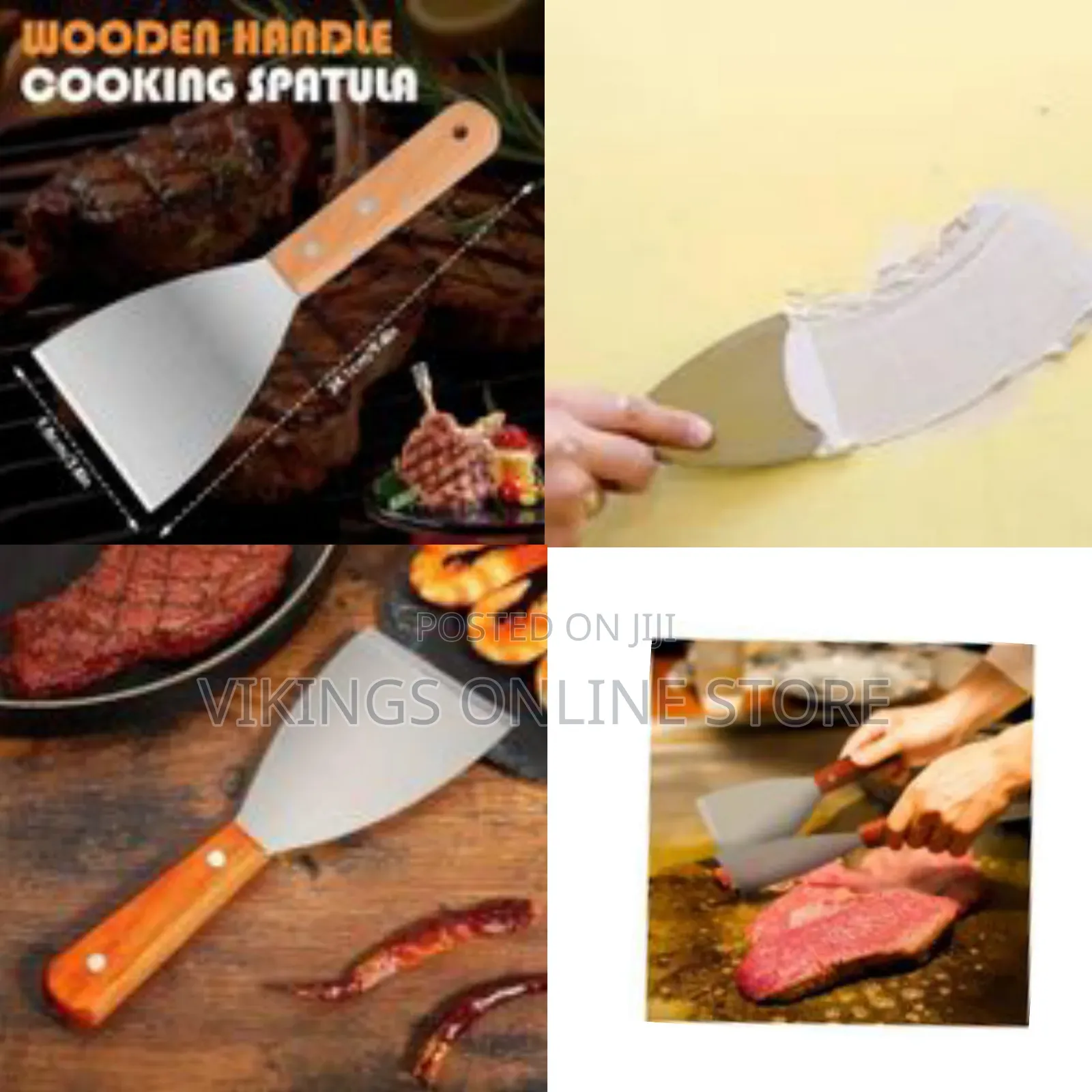 1pcs Stainless Steel Steak Fried Shovel Spatula Pizza Grasping Cutters