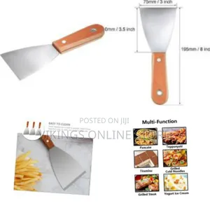 1pcs Stainless Steel Steak Fried Shovel Spatula Pizza Grasping Cutters