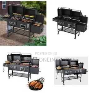 Smoke Hollow Charcoal and Gas Combo Barbecue BBQ Grill Courtyard