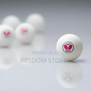 Butterfly R40+ Table Tennis Balls - 40mm White Ping Pong Ball
