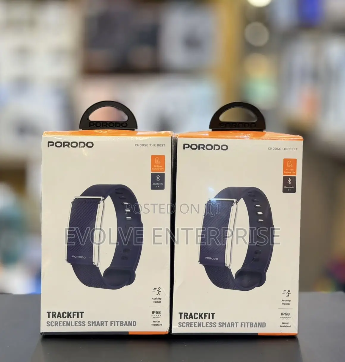 Porodo Trackfit Screenless Smart Fitband With Activity Tracker