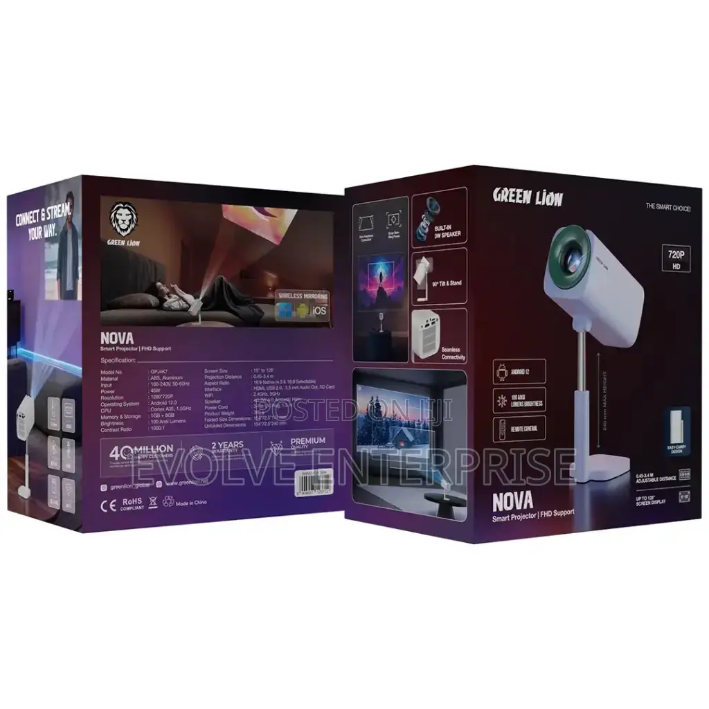Green Lion Nova Smart Portable Projector