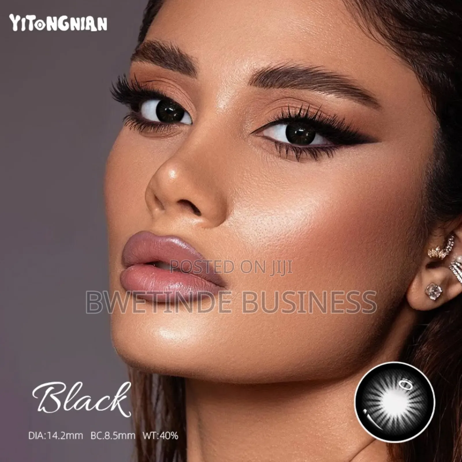 Black Coloured Contact Lenses