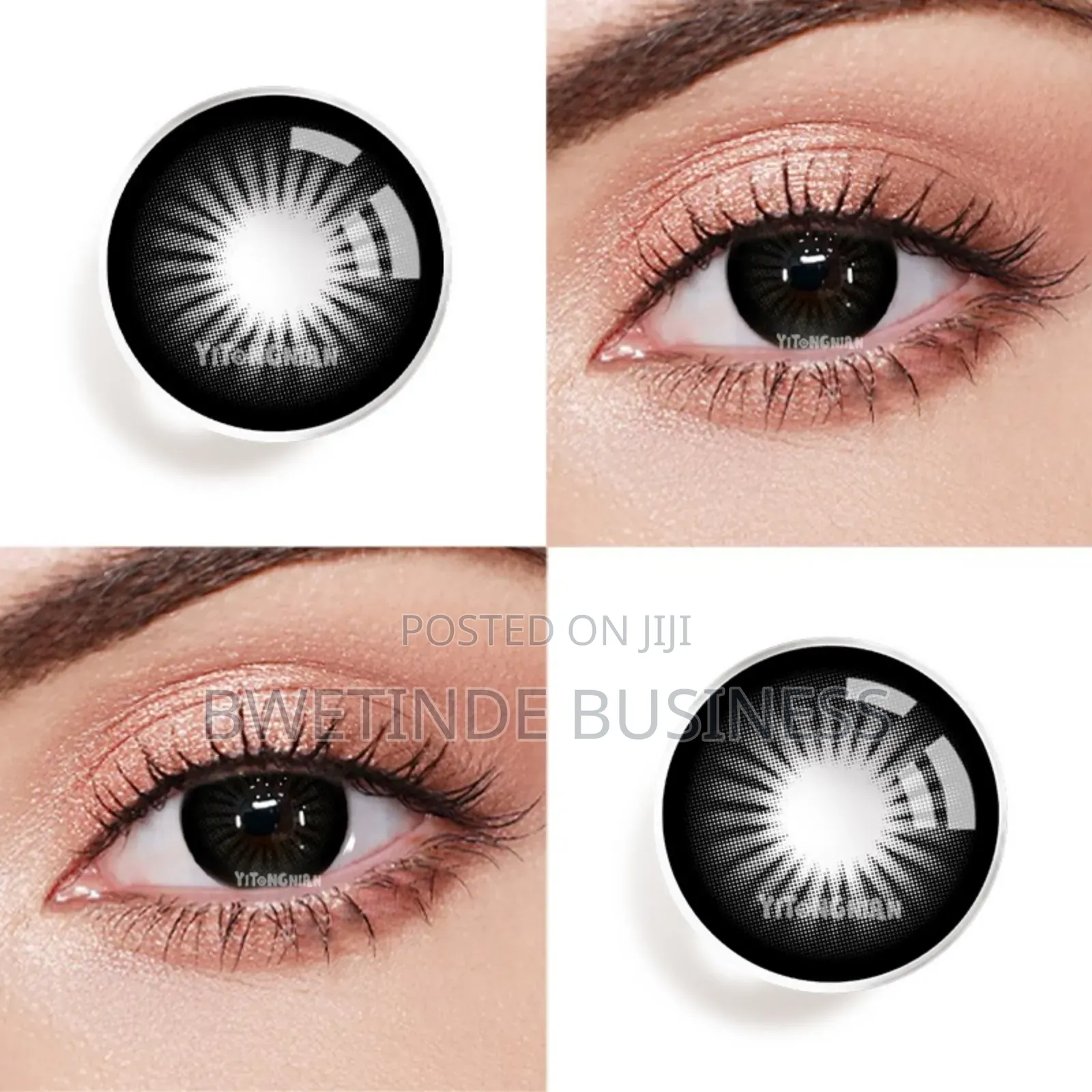 Black Coloured Contact Lenses