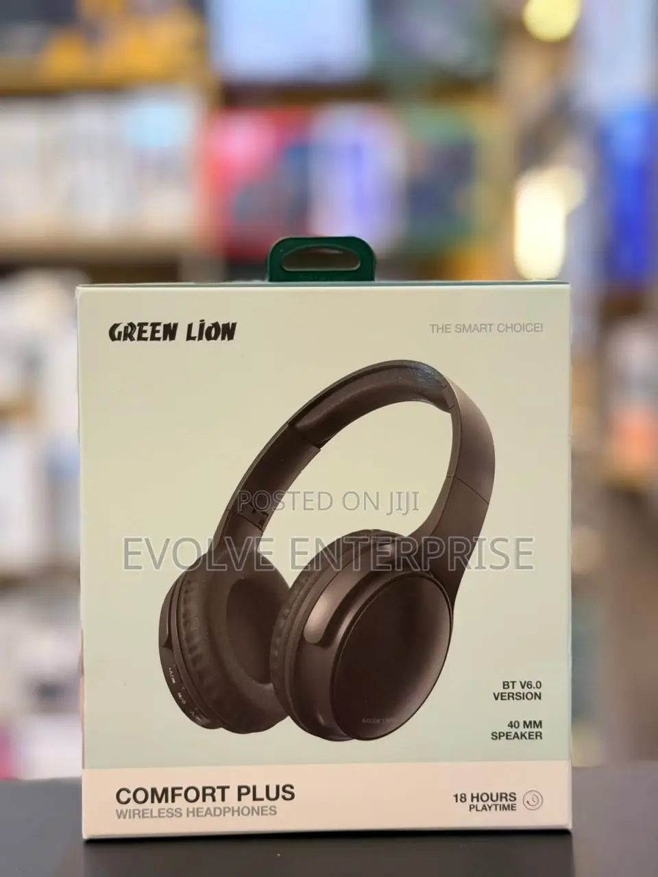 Green Lion Plus Comfortable Wireless Headphones