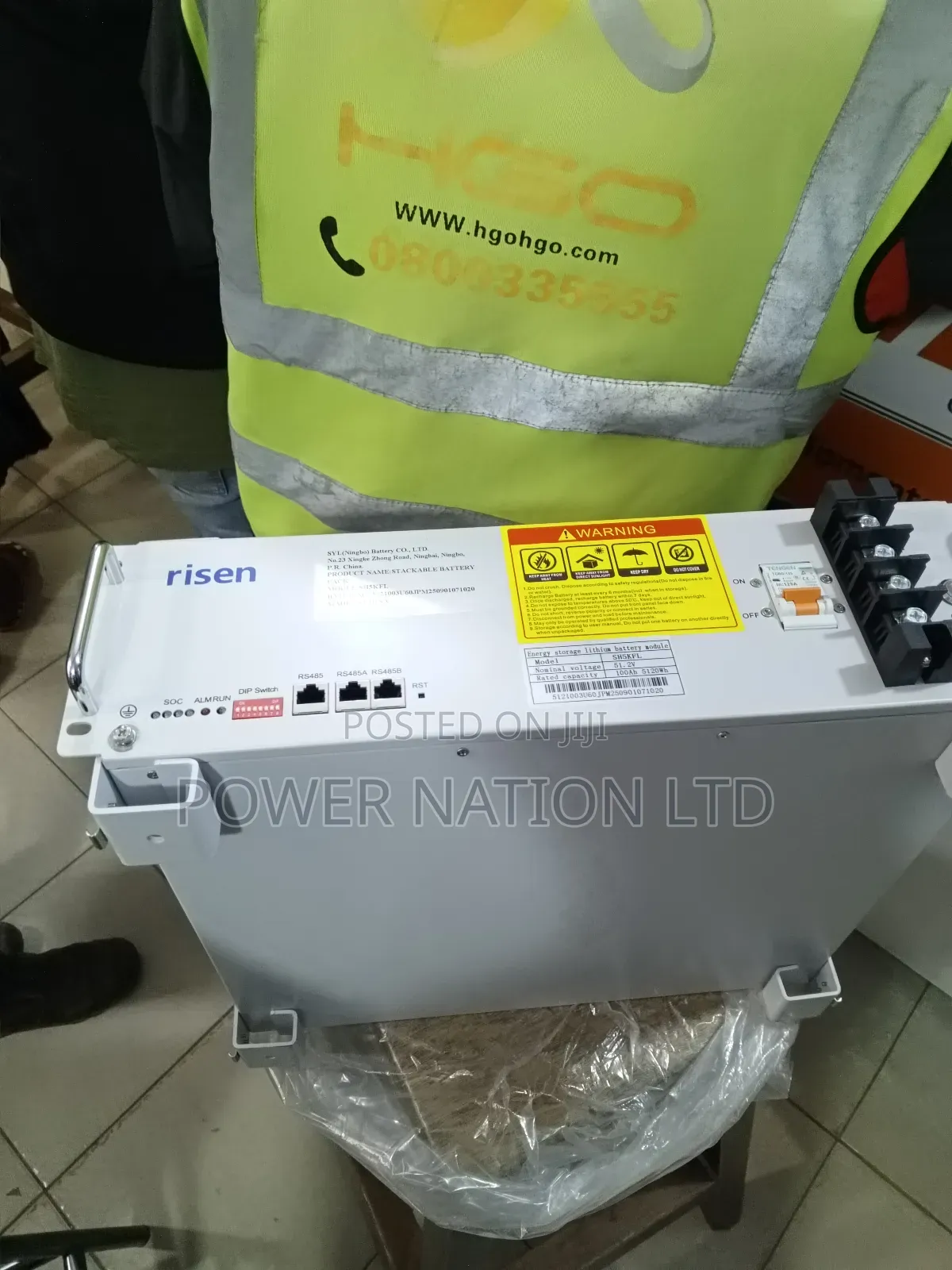 5kwh Floor Placing Risen Lithium Battery