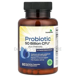 Probiotics Plus Prebiotics, 50 Billion, 60 Veggie Capsules