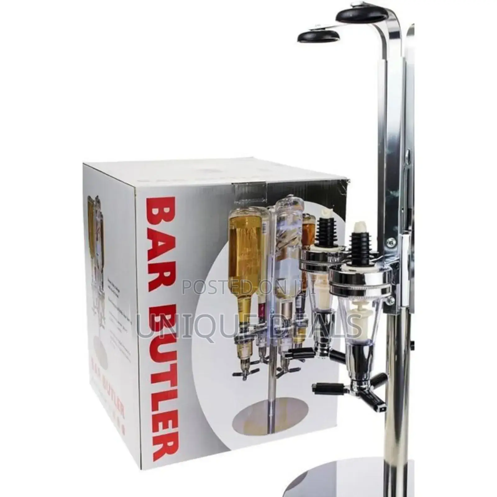 4 Bottle Bar Countertop Bar Butler Liquor Dispenser
