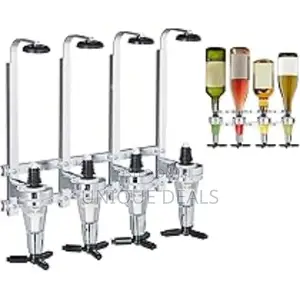 4 Bottle Wall Mounted Liquor Dispenser