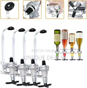 4 Bottle Wall Mounted Liquor Dispenser