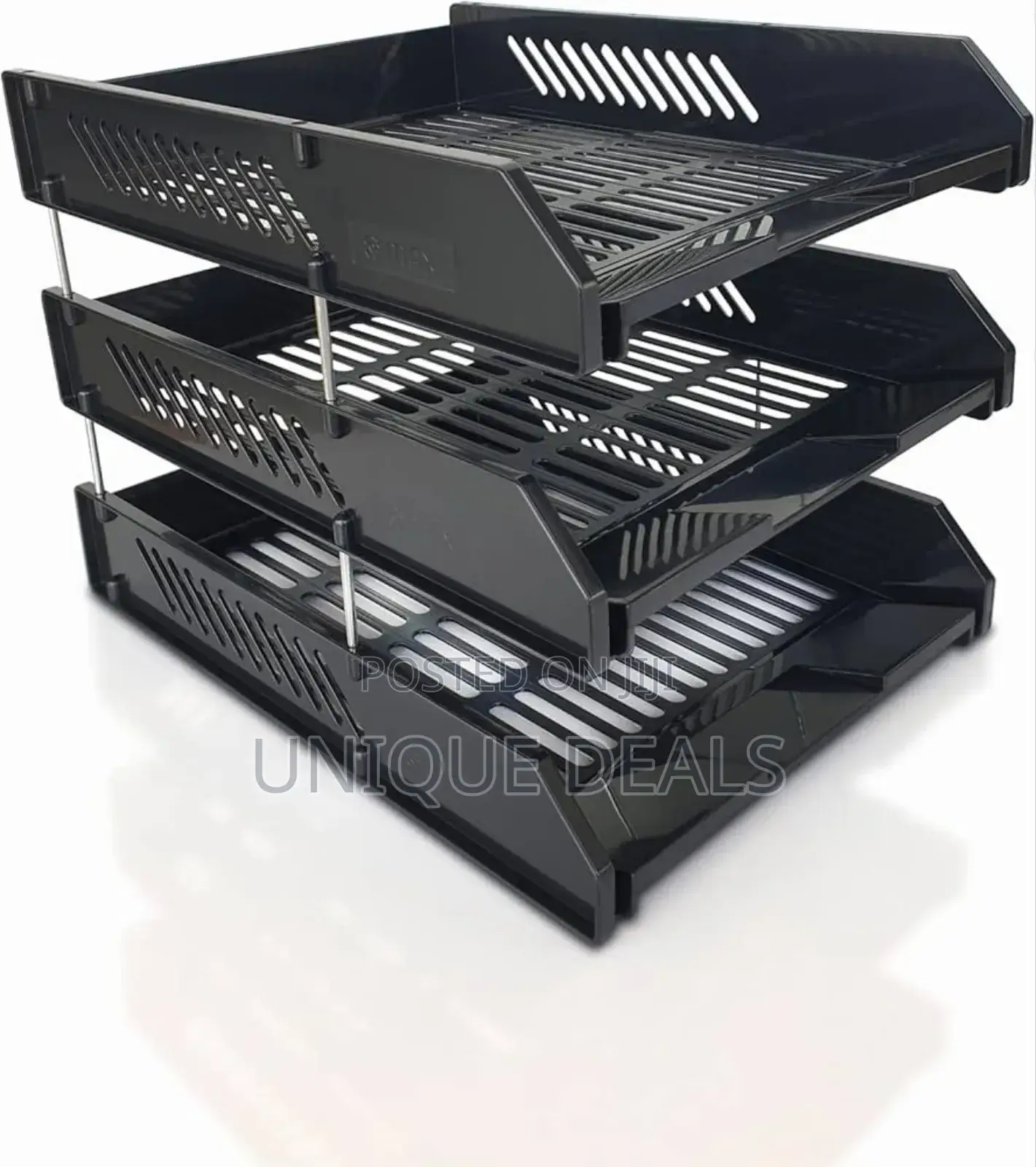 3 Tier Plastic Document Tray Organizer