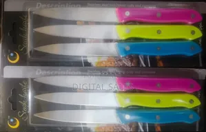6-Piece Colorful Stainless Steel Steak Knife