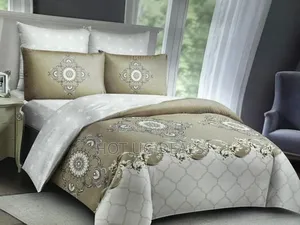 5*6 Duvet, 1 Bed Sheet 2 Pillowcases - Multicolour
