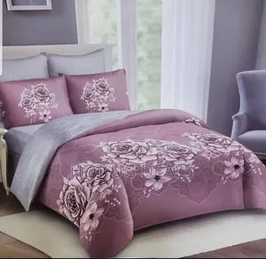 4pc 6x6 Duvet Set (1bedsheet,1duvet,2pillowcases) - Multicolor
