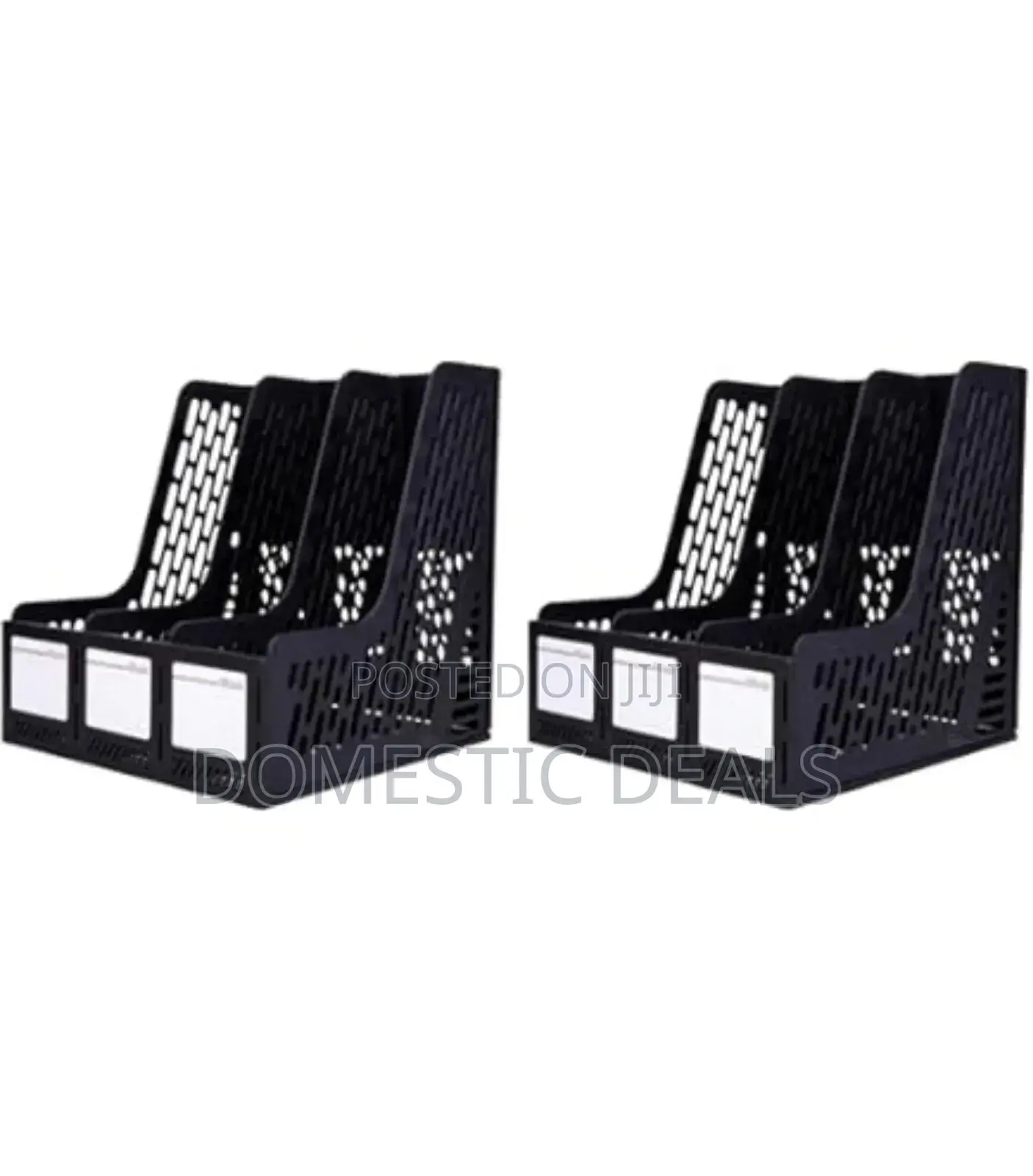 Slot Magazine Holder Rack, Black