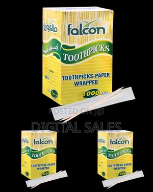1000 Pieces Tooth Picks Paper Wrapped