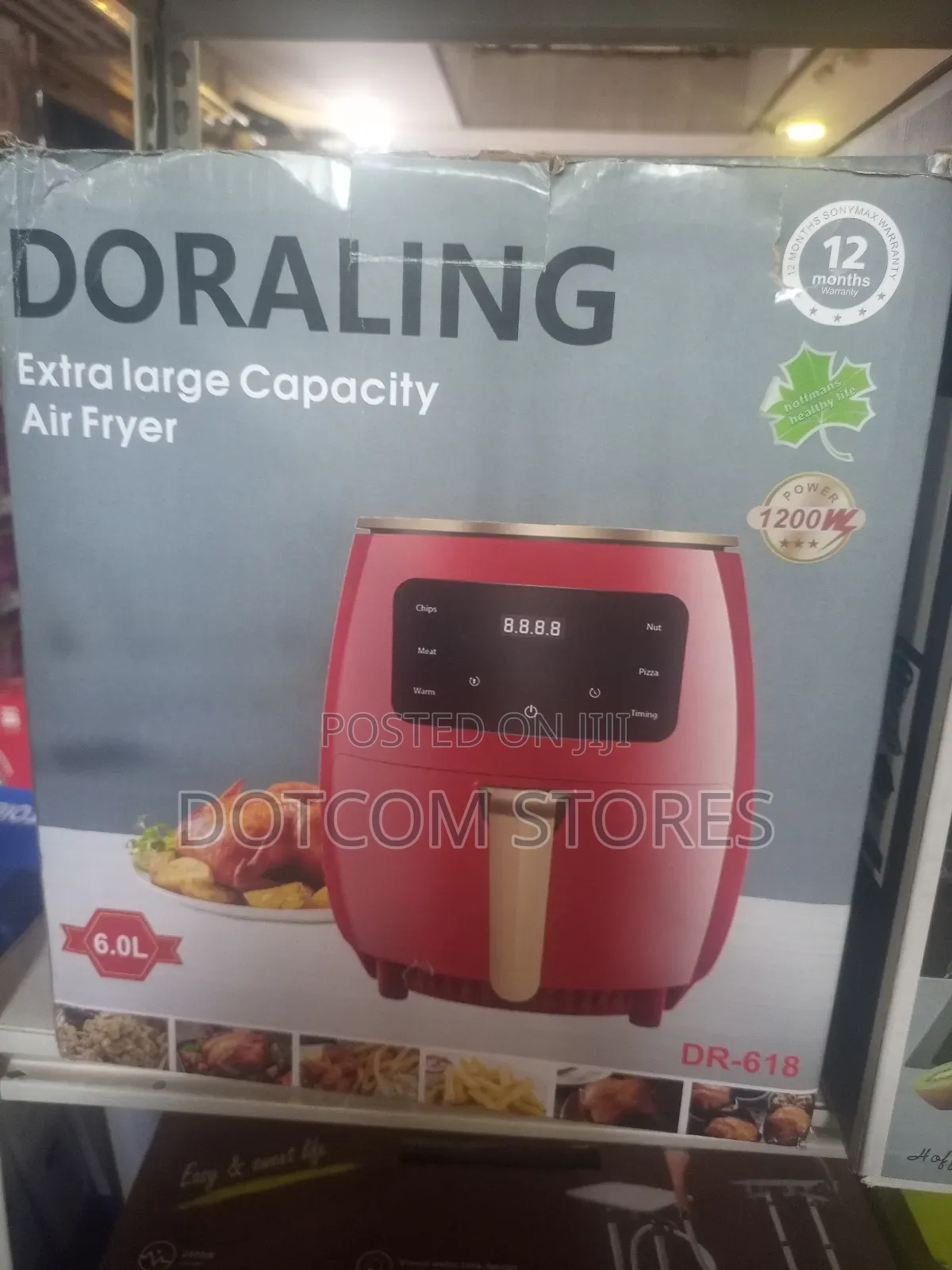 Doraling 6l Air Fryer (Model: Dr-618).