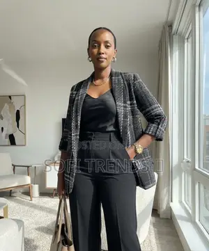 Ladies Checked Blazer