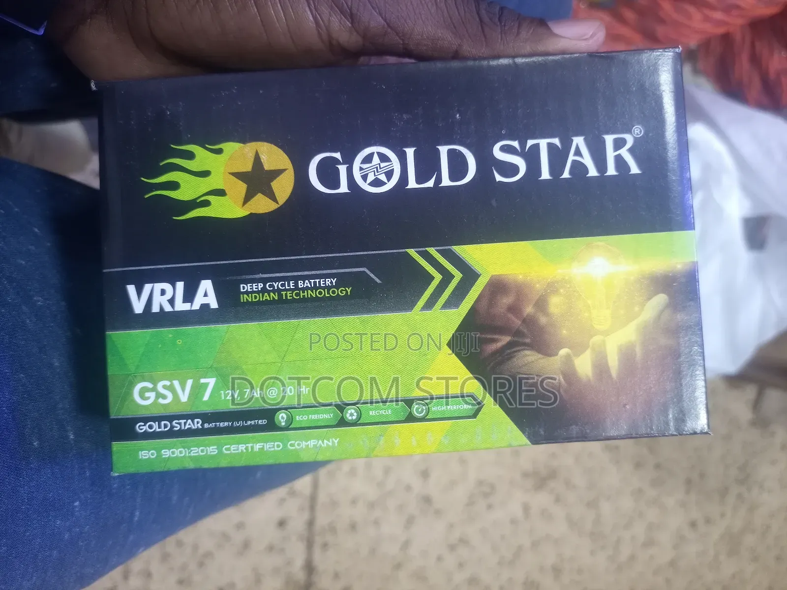 Goldstar 12 Volts 7ah Solar Battery