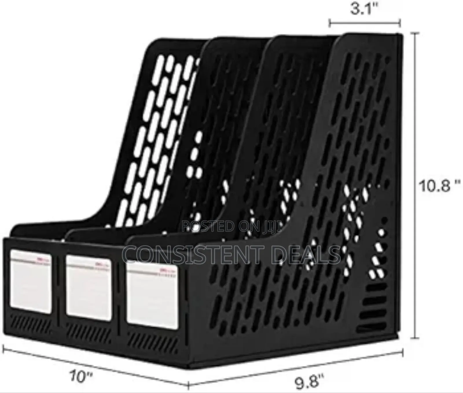 Magazine File Holder, Binder Organizer, Easy to Assemble
