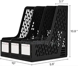 Magazine File Holder, Binder Organizer, Easy to Assemble