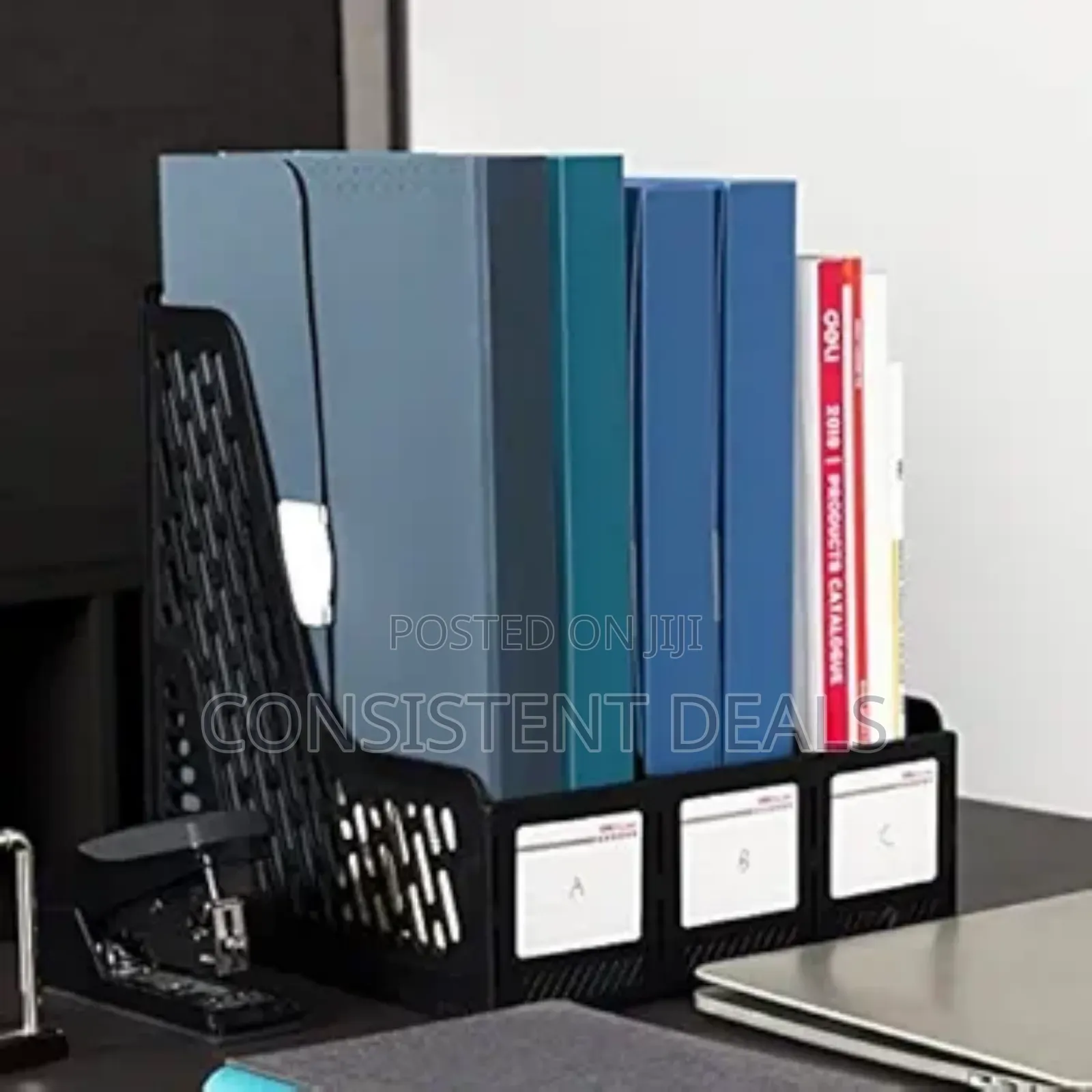 Magazine File Holder, Binder Organizer, Easy to Assemble