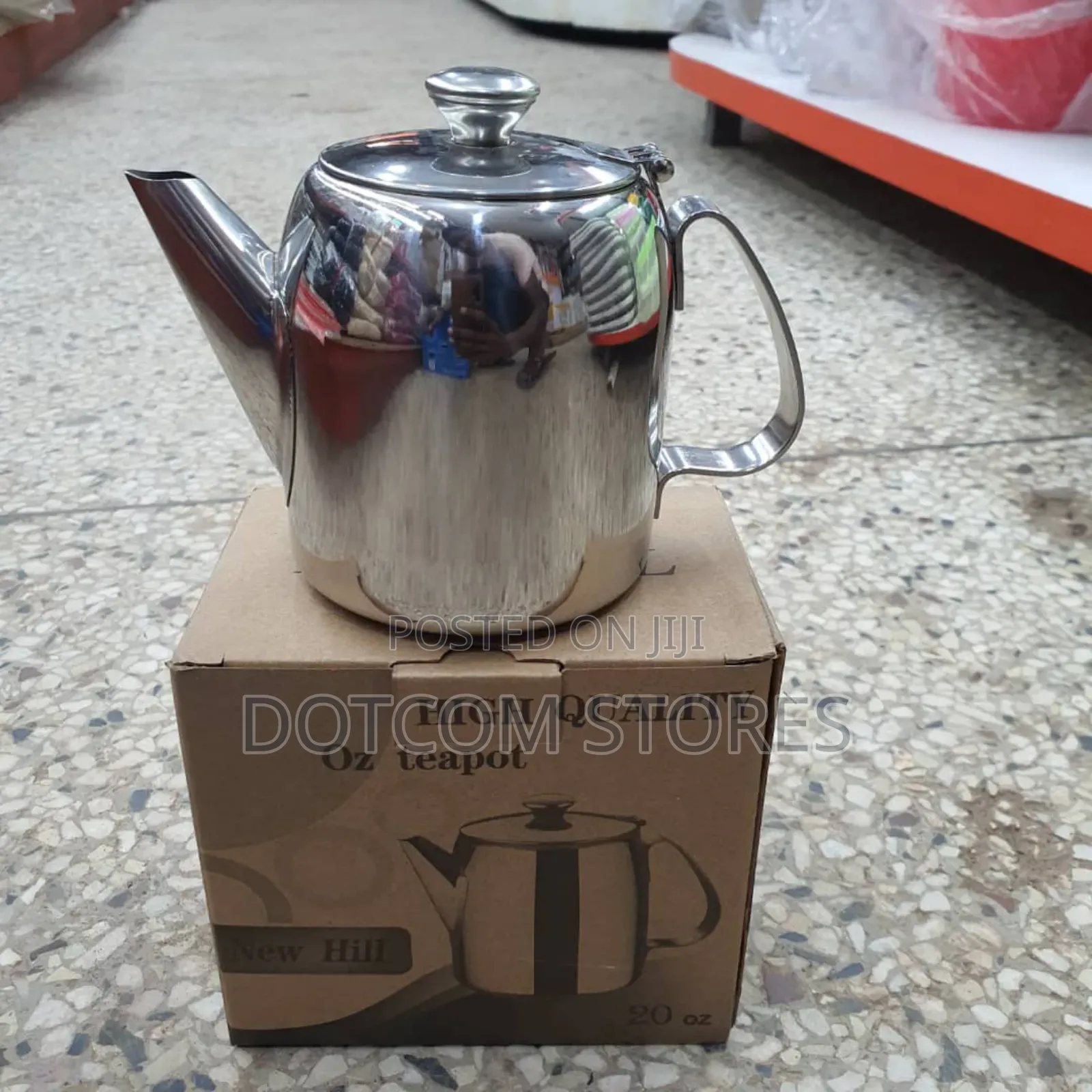 600ml New Hill High Quality Stainless Steel Teapot