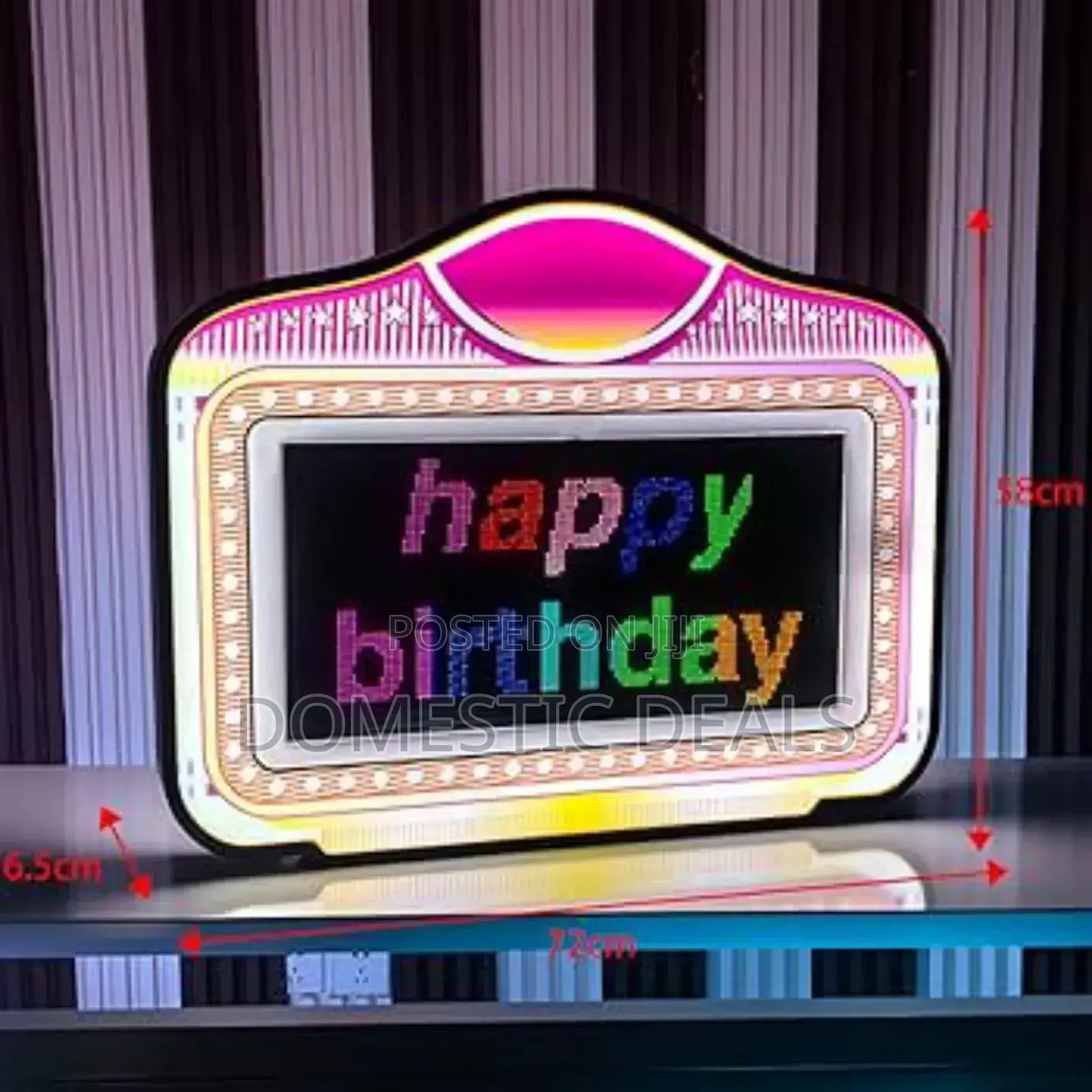 Led Screen Bottle Presenter Personalized Text, For Night Club