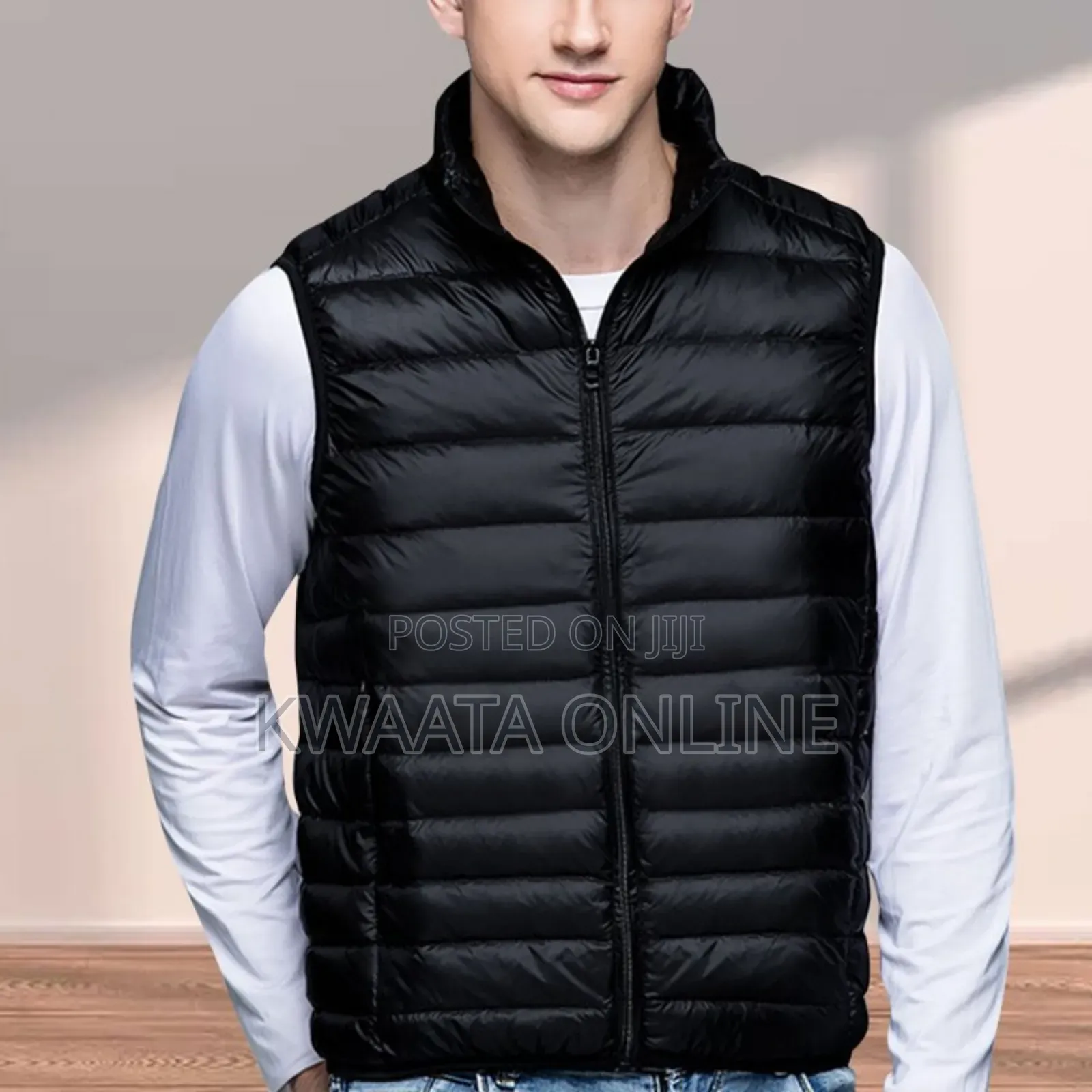 Men's Lightweight Water-resistant Packable Puffer Down Quilted Vest
