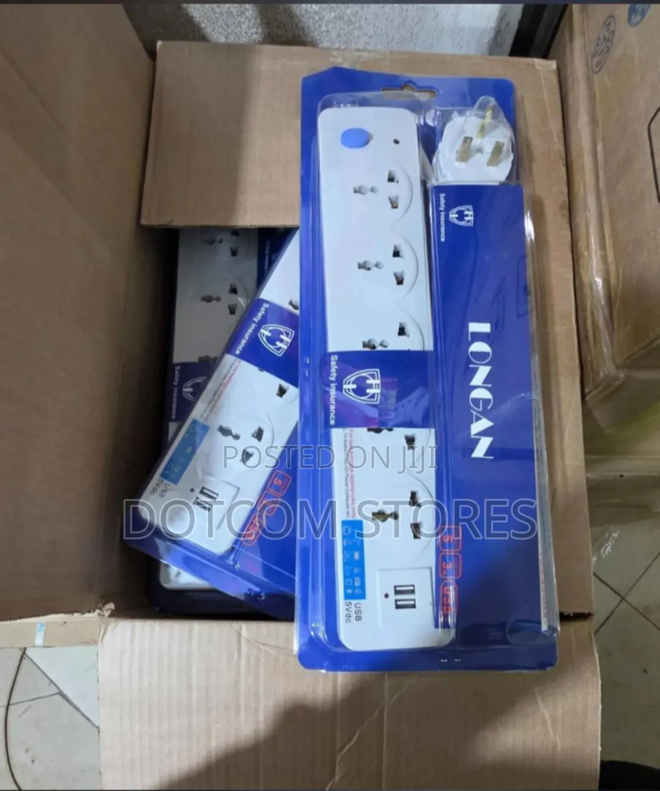 Longan 5-Way Extension Socket With Usb Ports.