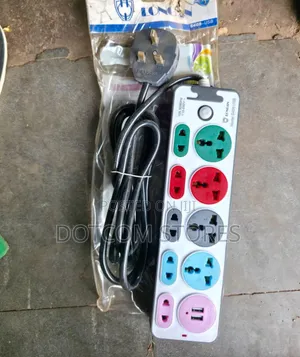 Longan 5-Way Extension Socket (Model: 8409-Usb),