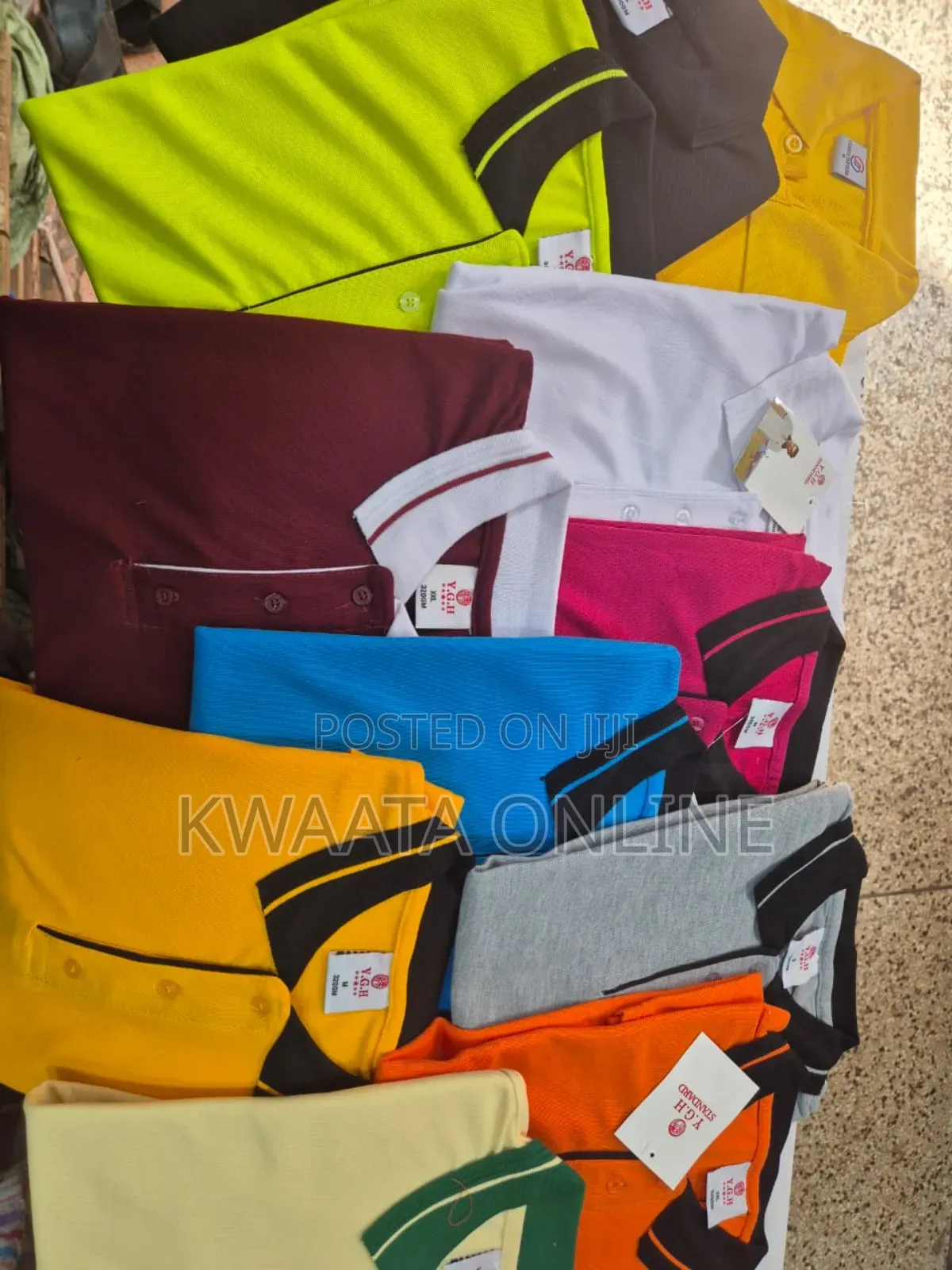Uniform Tshirts All Purpose Polos- All Colors
