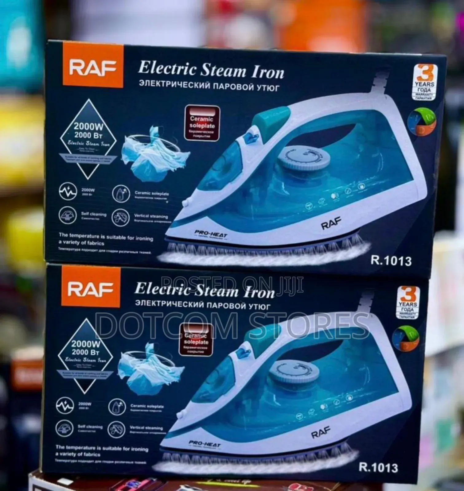 Raf Electric Steam Iron (Model R.1013).