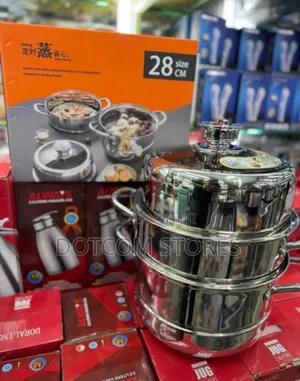 3-Tier Stainless Steel Steamer Pot