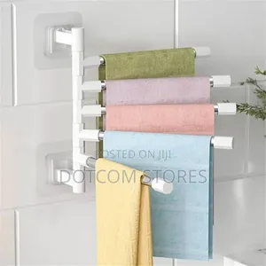 Five-Layer Rotatable Bathroom Towel Rack