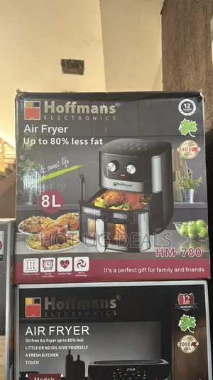 Hoffmans 8l Air Fryer Hm-780 - Black